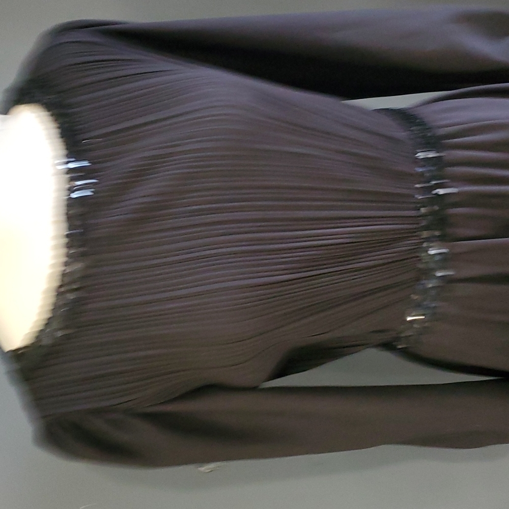 Vtg S.L.Petites vintage  black dress size 12 - Picture 7 of 14